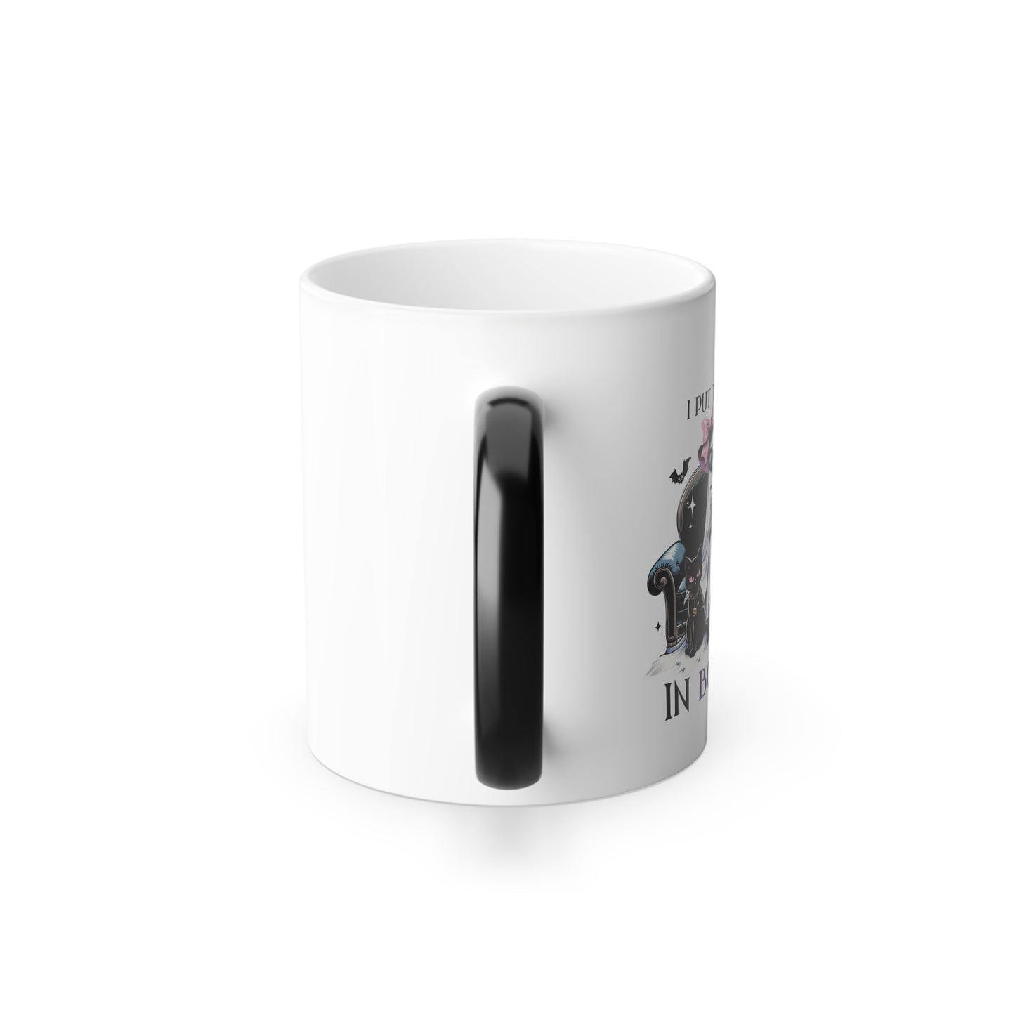 Color Morphing Mug - 11oz - "I Put the Boo in Boujee" Ghost Design