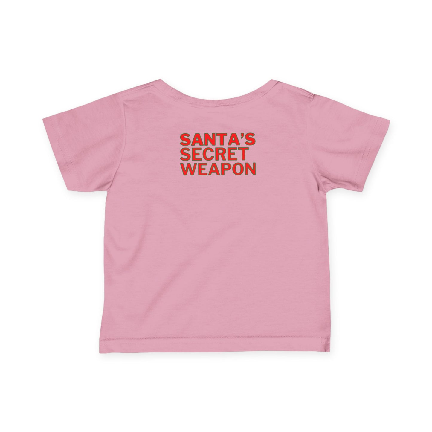 Santa Time Infant Fine Jersey Tee - Festive Baby Shirt - Stylish Holiday Wear