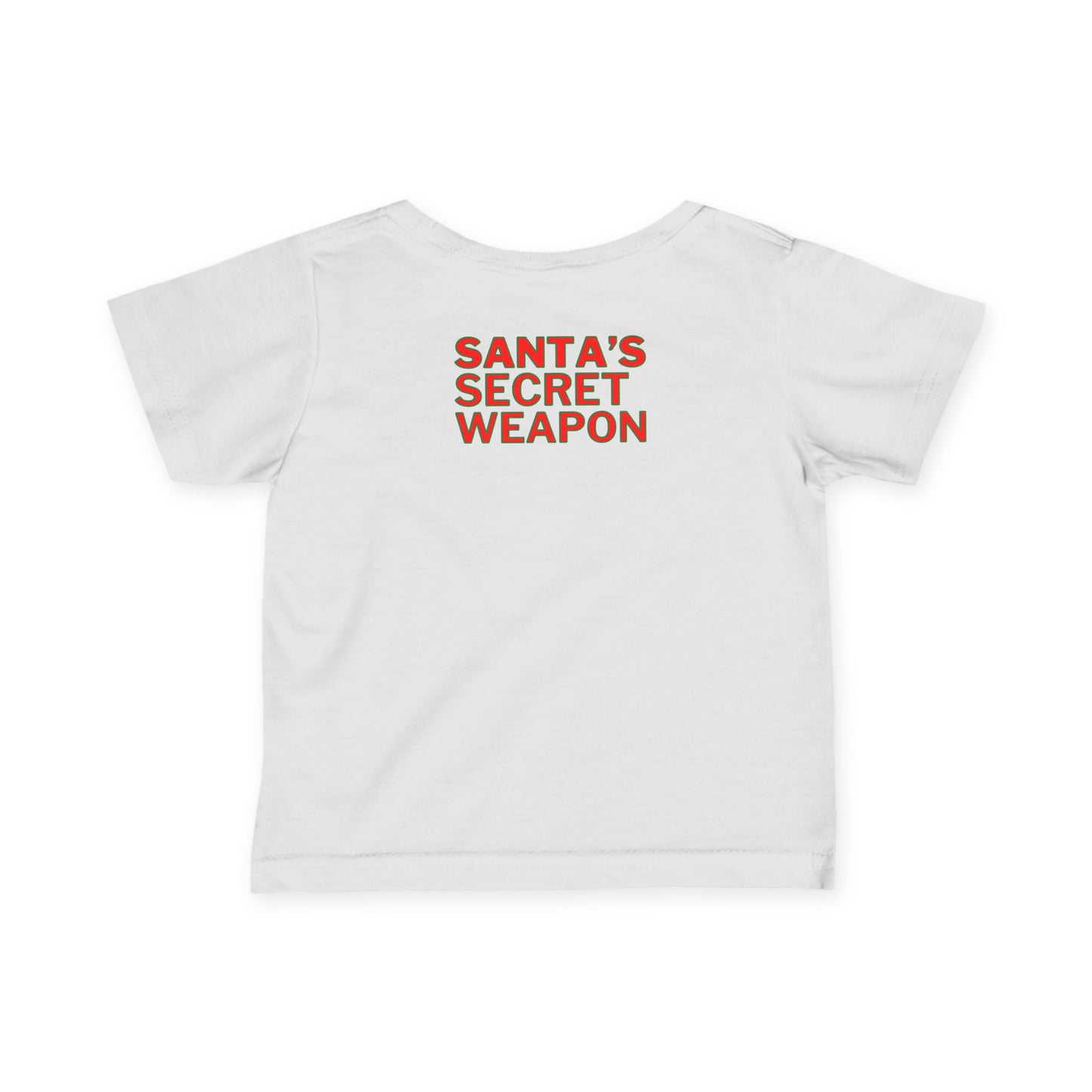 Santa Time Infant Fine Jersey Tee - Festive Baby Shirt - Stylish Holiday Wear