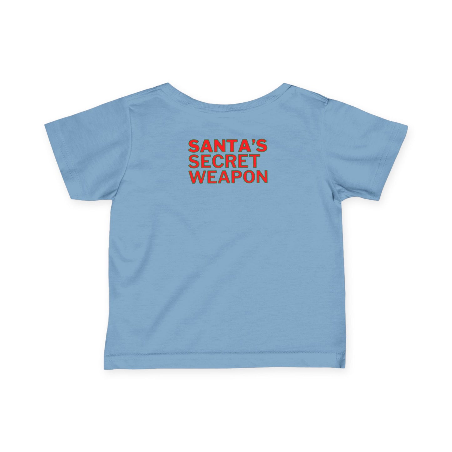 Santa Time Infant Fine Jersey Tee - Festive Baby Shirt - Stylish Holiday Wear