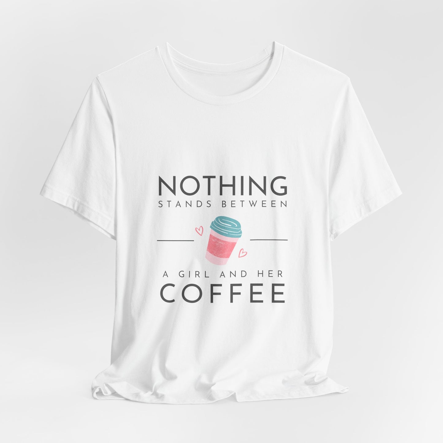 Unleash Your Inner Caffeine Queen with Our Cozy Woman's Jersey Tee!