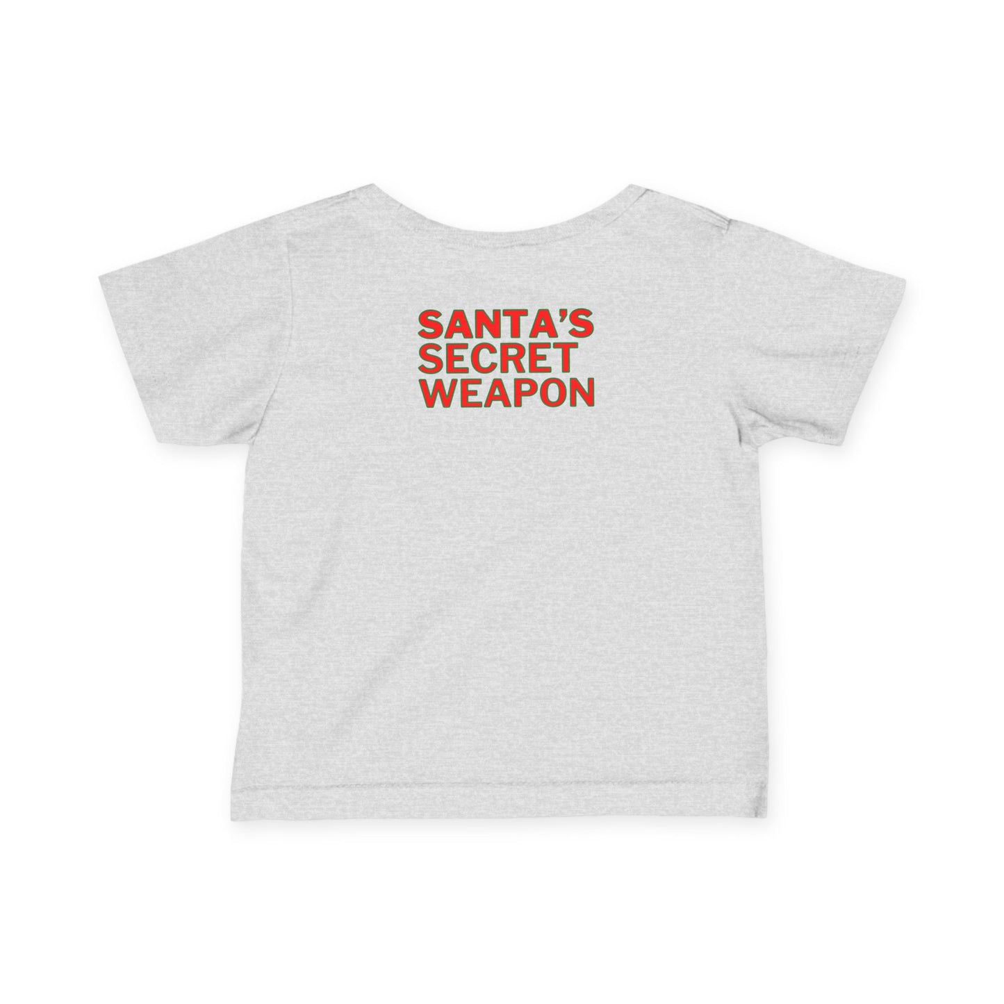 Santa Time Infant Fine Jersey Tee - Festive Baby Shirt - Stylish Holiday Wear