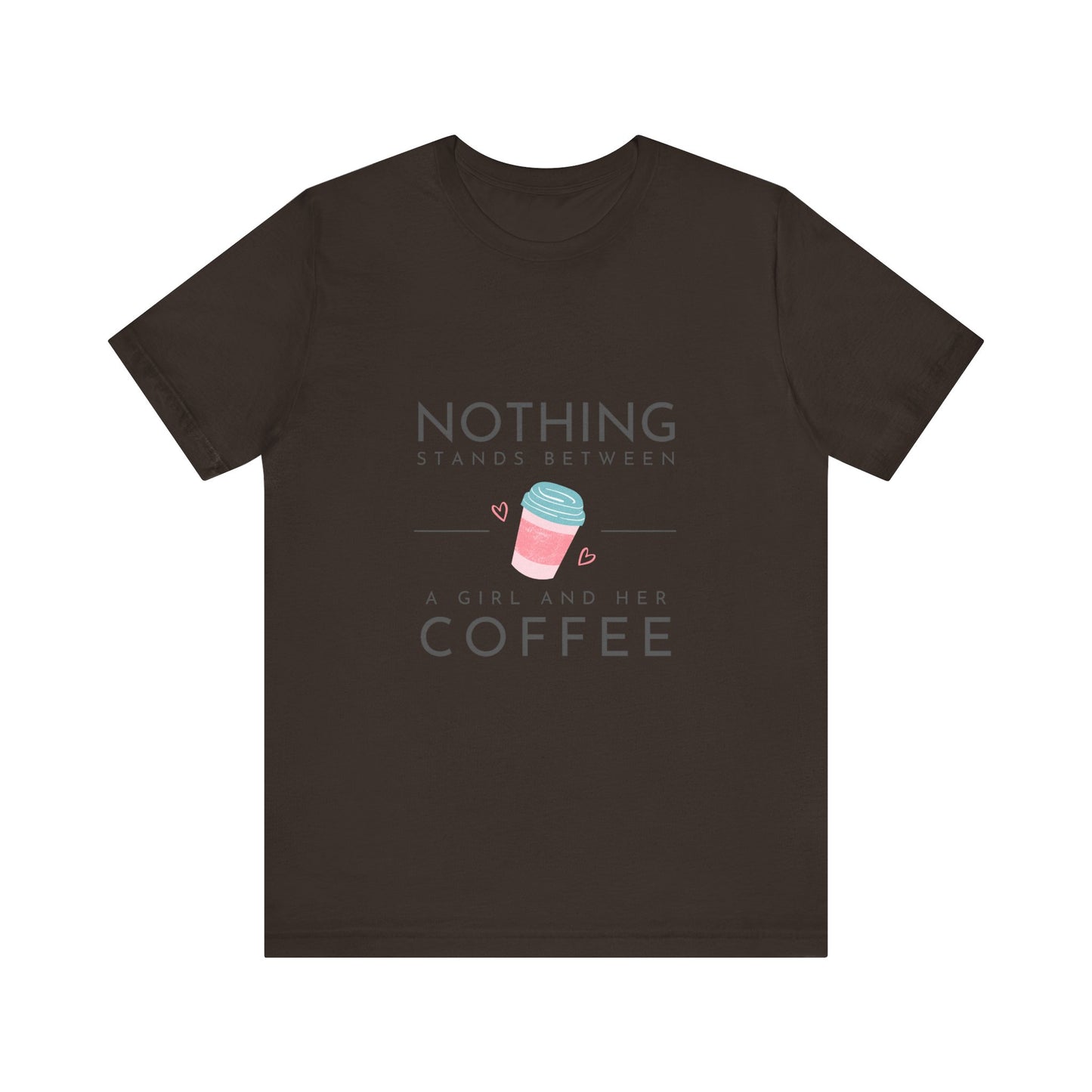 Unleash Your Inner Caffeine Queen with Our Cozy Woman's Jersey Tee!