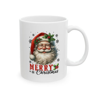 Merry Christmas Santa Ceramic Mug - 11oz