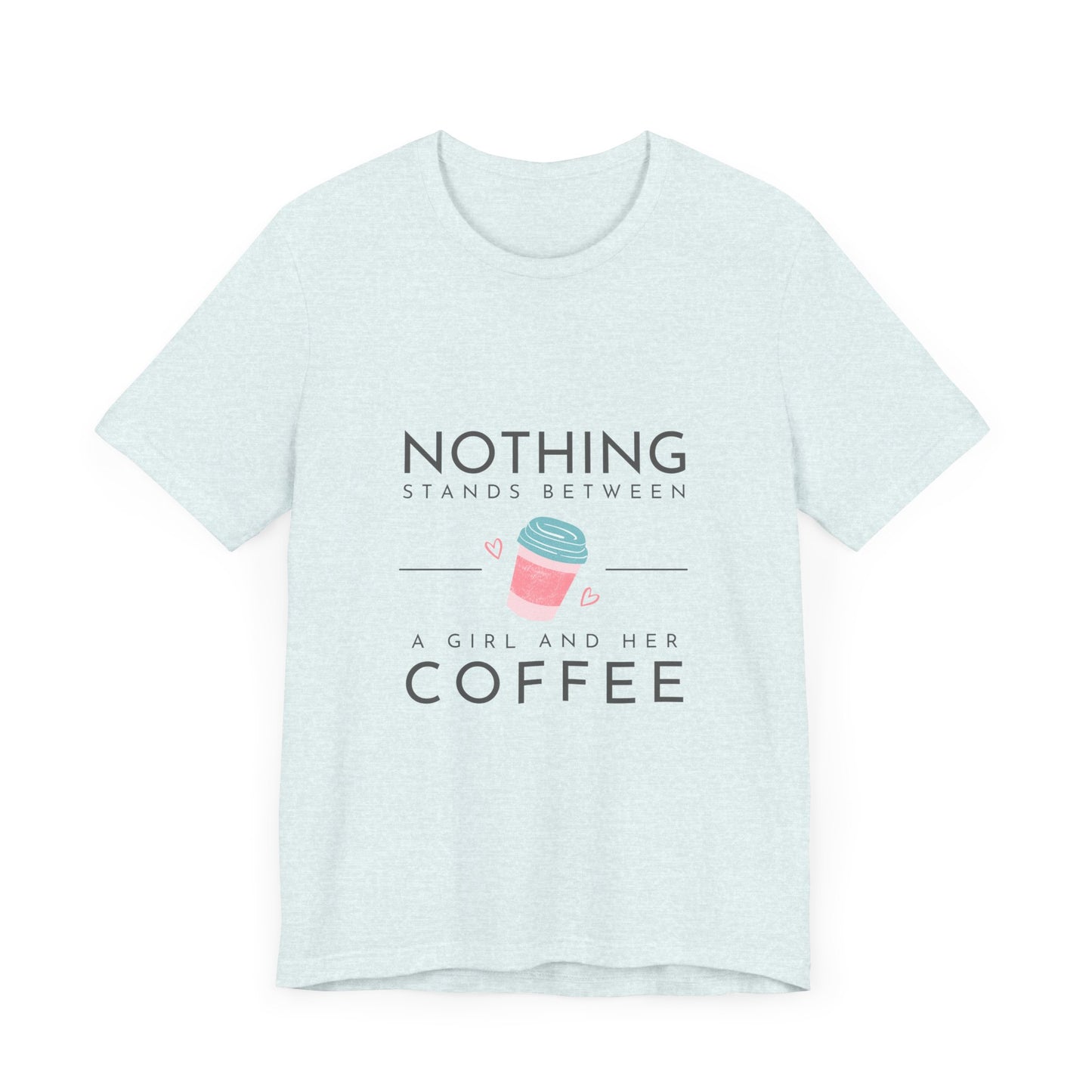 Unleash Your Inner Caffeine Queen with Our Cozy Woman's Jersey Tee!