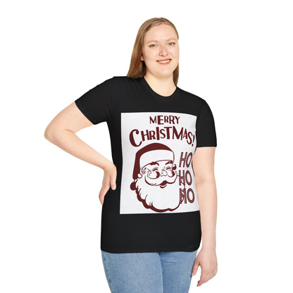 Spread Joy in Style: Unisex Santa Softstyle Tee – Your Ultimate Christmas Comfort!