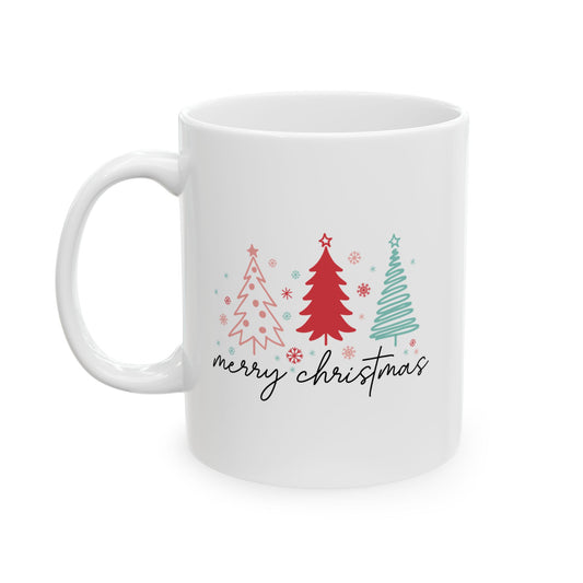 Merry Christmas Vibes Ceramic Mug - 11oz