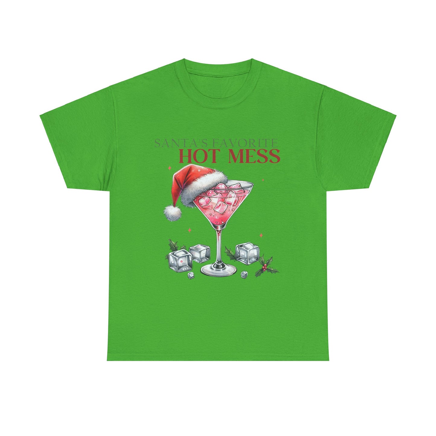 Santa's Favorite Hot Mess Unisex Heavy Cotton Tee - 100% Cotton