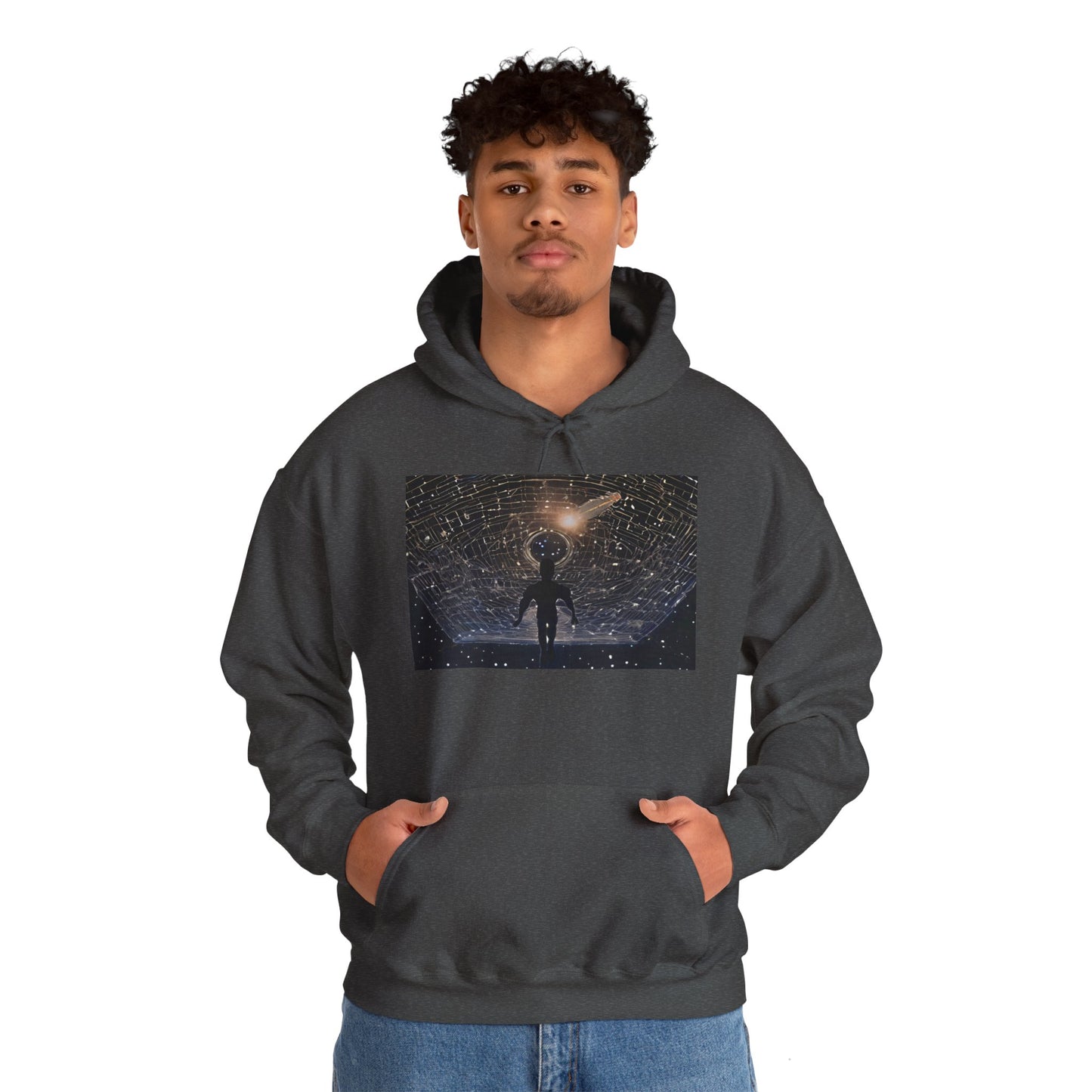 Cosmic Comfort Unleashed! Dive into Relaxation with Our Unisex Heavy Blend™ Hoodie!