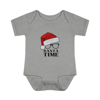 Santa Time Infant Bodysuit - Unleash the Coolest Claus!