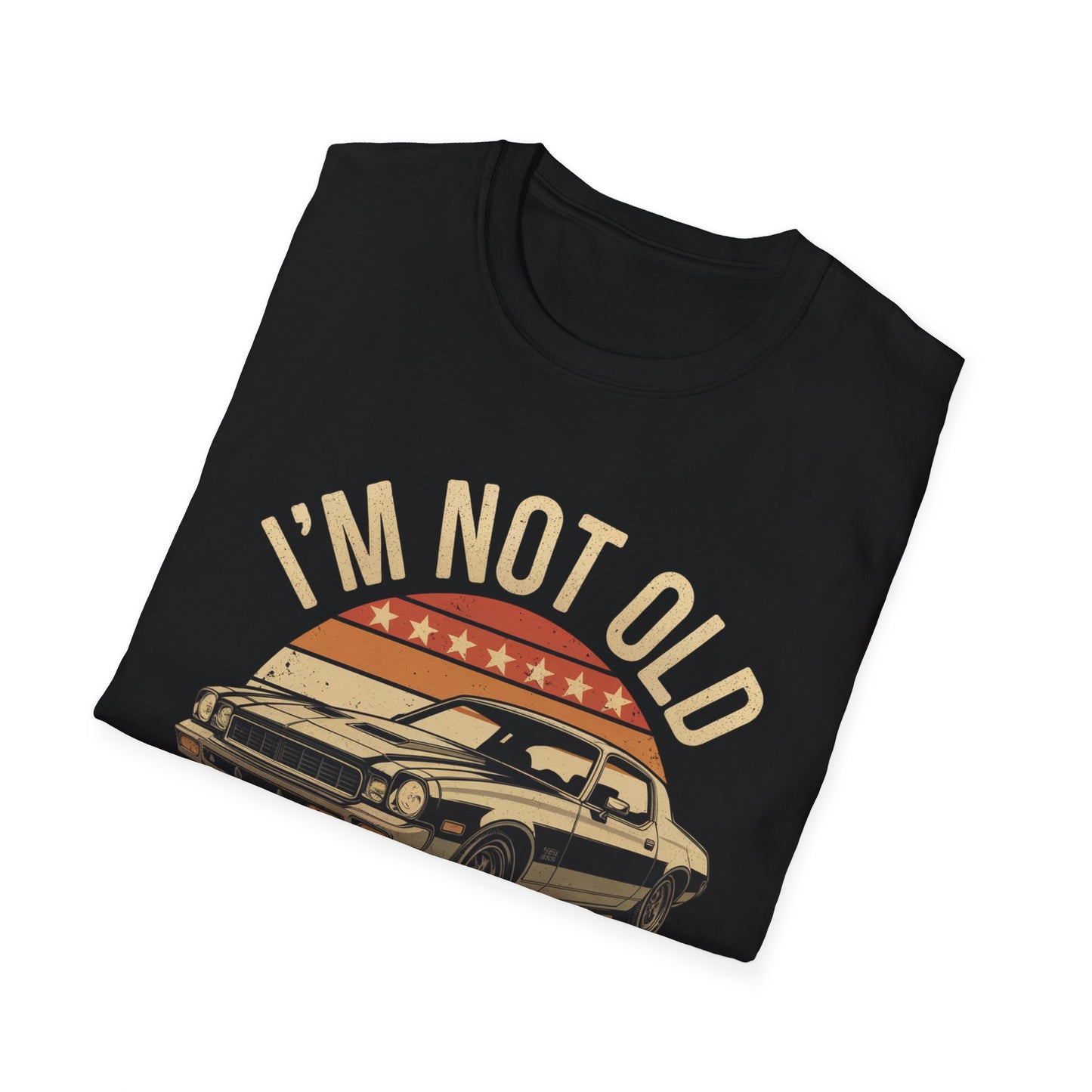 Classic Car T-Shirt - "I'm Not Old I'm Classic" Vintage Retro Auto Tee