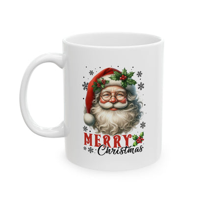 Merry Christmas Santa Ceramic Mug - 11oz