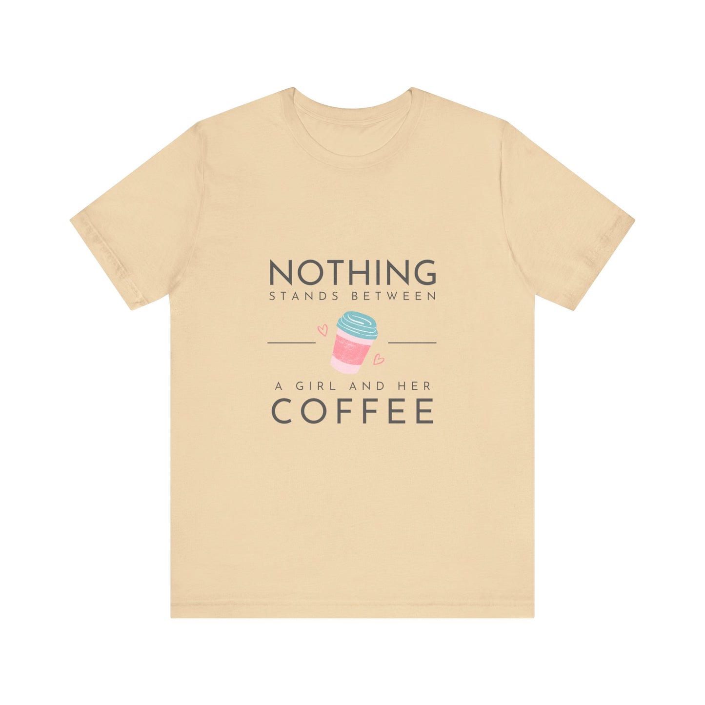 Unleash Your Inner Caffeine Queen with Our Cozy Woman's Jersey Tee!