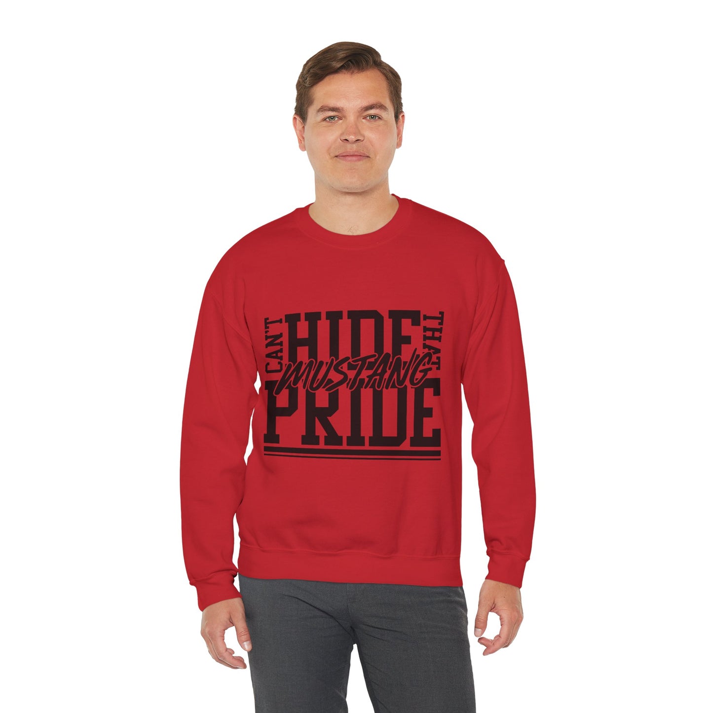 Mustang Sweatshirt – Can't Hide That Mustang Pride Crewneck Pullover