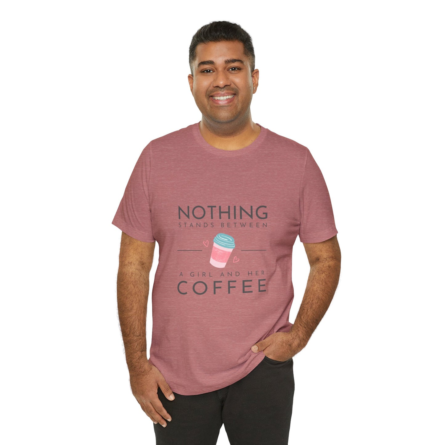 Unleash Your Inner Caffeine Queen with Our Cozy Woman's Jersey Tee!