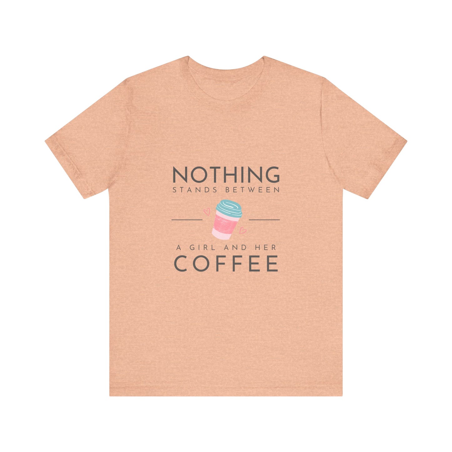 Unleash Your Inner Caffeine Queen with Our Cozy Woman's Jersey Tee!