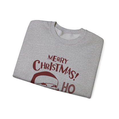 Wrap Yourself in Joy: Unisex Santa Silhouette Sweatshirt - Cozy Christmas Elegance!