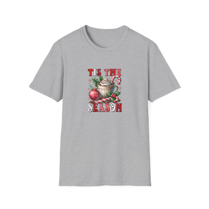 Tis the Season Unisex Softstyle T-Shirt - Holiday Print - 100% Cotton