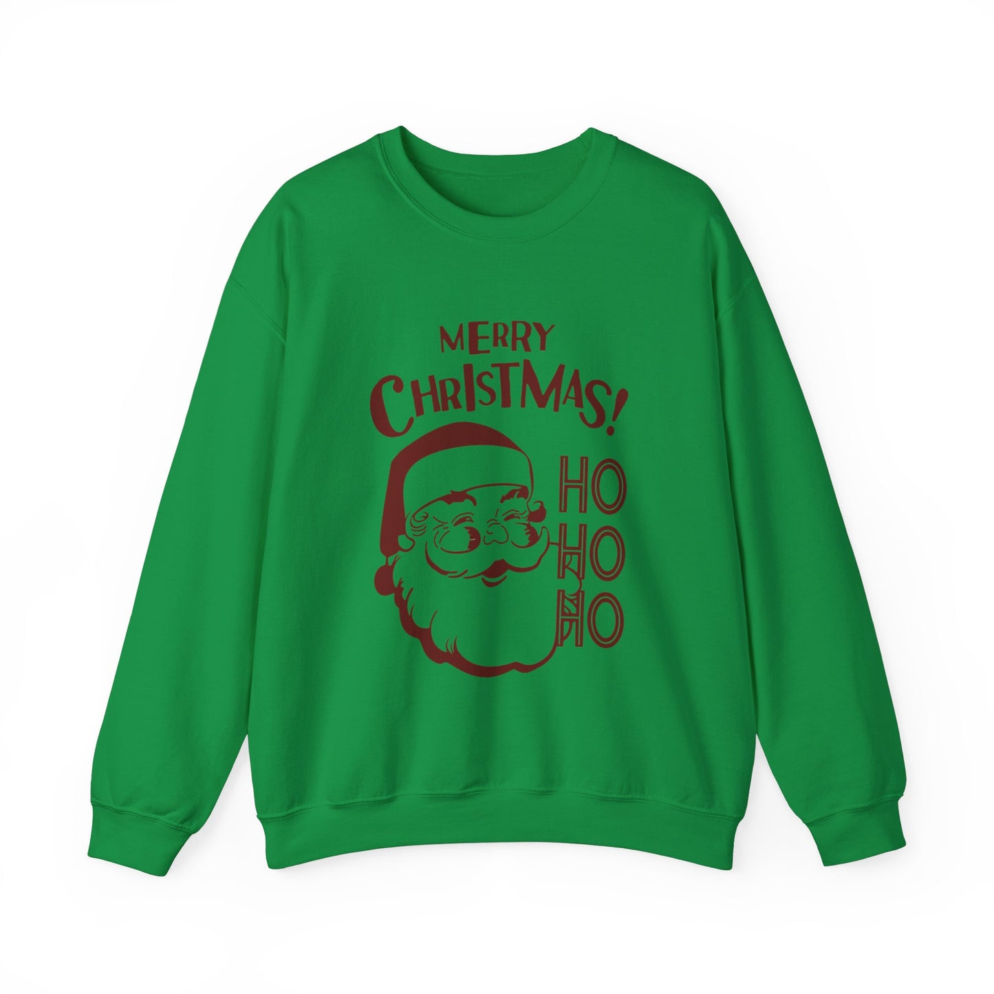 Wrap Yourself in Joy: Unisex Santa Silhouette Sweatshirt - Cozy Christmas Elegance!