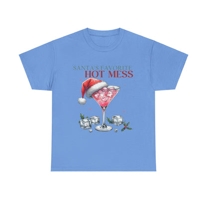 Santa's Favorite Hot Mess Unisex Heavy Cotton Tee - 100% Cotton