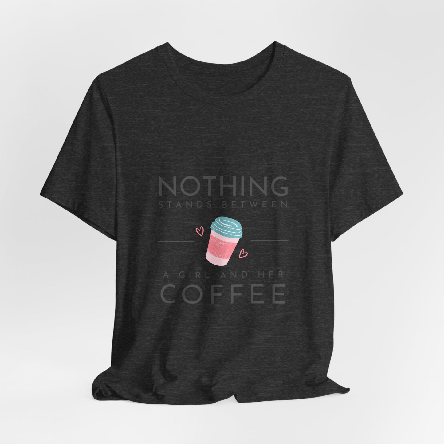 Unleash Your Inner Caffeine Queen with Our Cozy Woman's Jersey Tee!