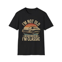 Classic Car T-Shirt - "I'm Not Old I'm Classic" Vintage Retro Auto Tee