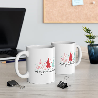 Merry Christmas Vibes Ceramic Mug - 11oz