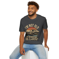 Classic Car T-Shirt - "I'm Not Old I'm Classic" Vintage Retro Auto Tee