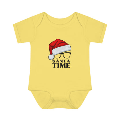 Santa Time Infant Bodysuit - Unleash the Coolest Claus!