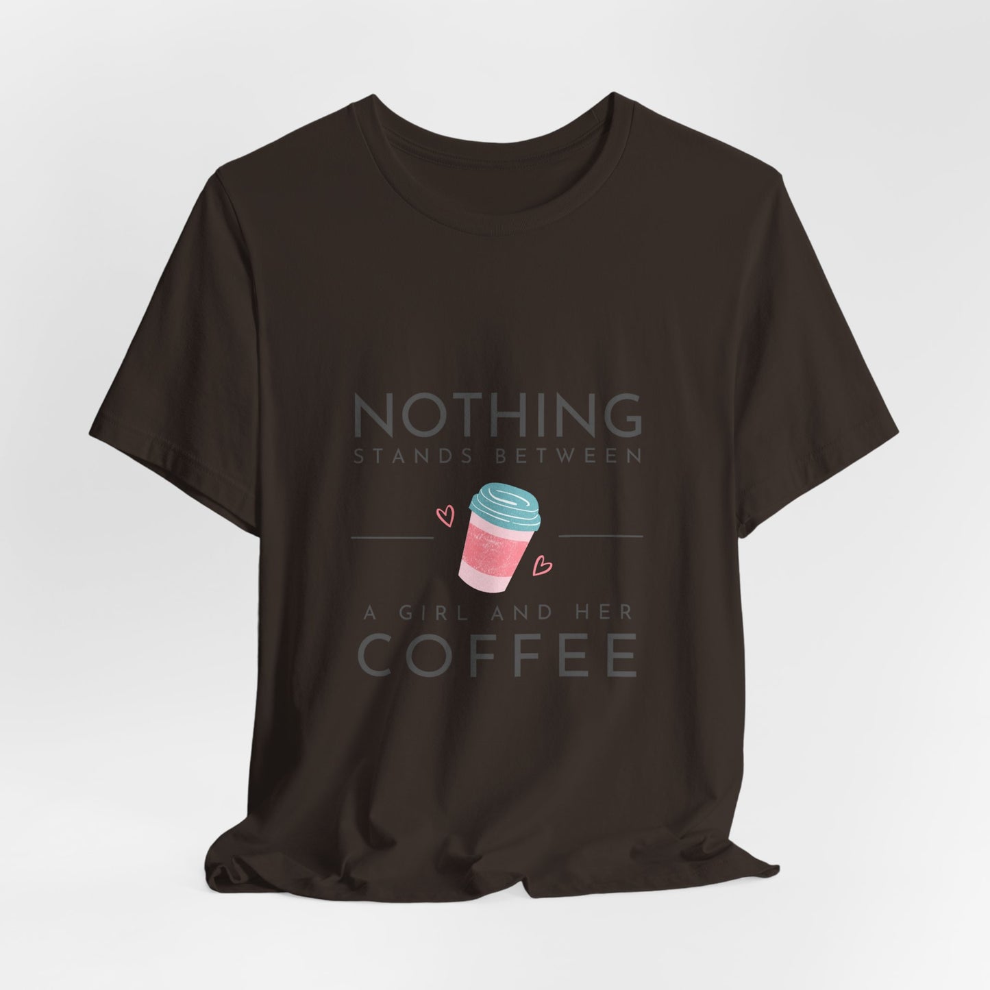 Unleash Your Inner Caffeine Queen with Our Cozy Woman's Jersey Tee!