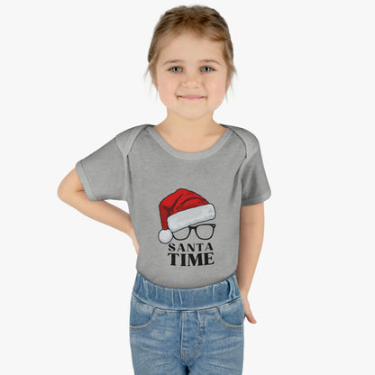 Santa Time Infant Bodysuit - Unleash the Coolest Claus!