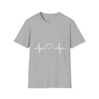 Tachometer Shirt RPM Heartbeat Gauge Unisex Heavy Cotton Tee
