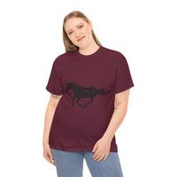 Running Horse Shirt – Vintage Distressed Equestrian T-Shirt, 100% Cotton