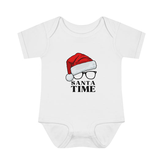 Santa Time Infant Bodysuit - Unleash the Coolest Claus!