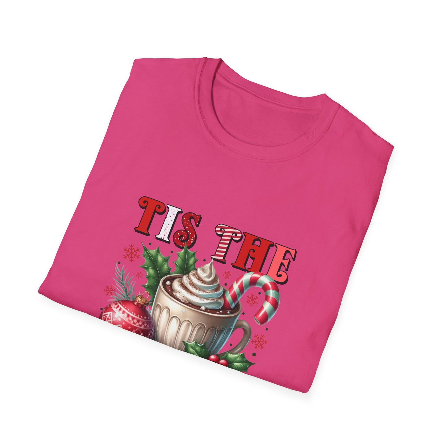 Tis the Season Unisex Softstyle T-Shirt - Holiday Print - 100% Cotton