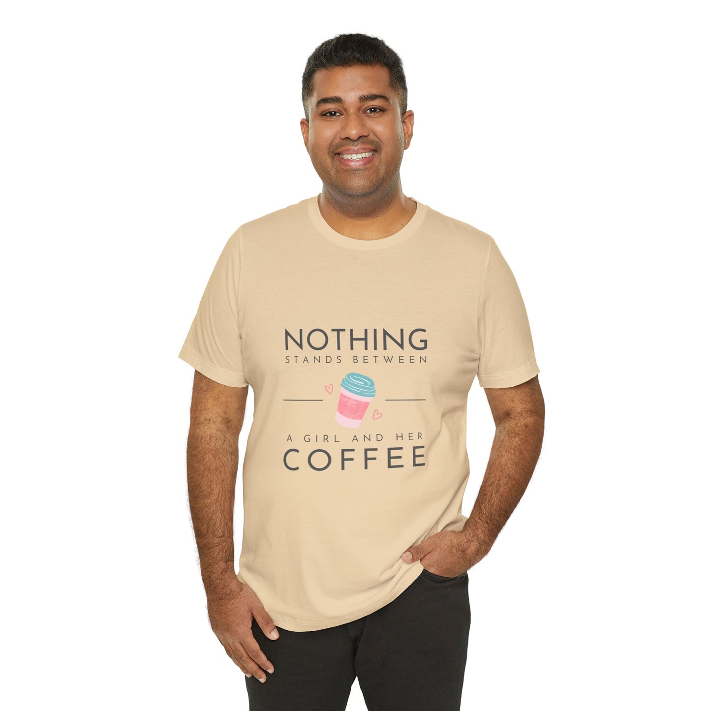 Unleash Your Inner Caffeine Queen with Our Cozy Woman's Jersey Tee!