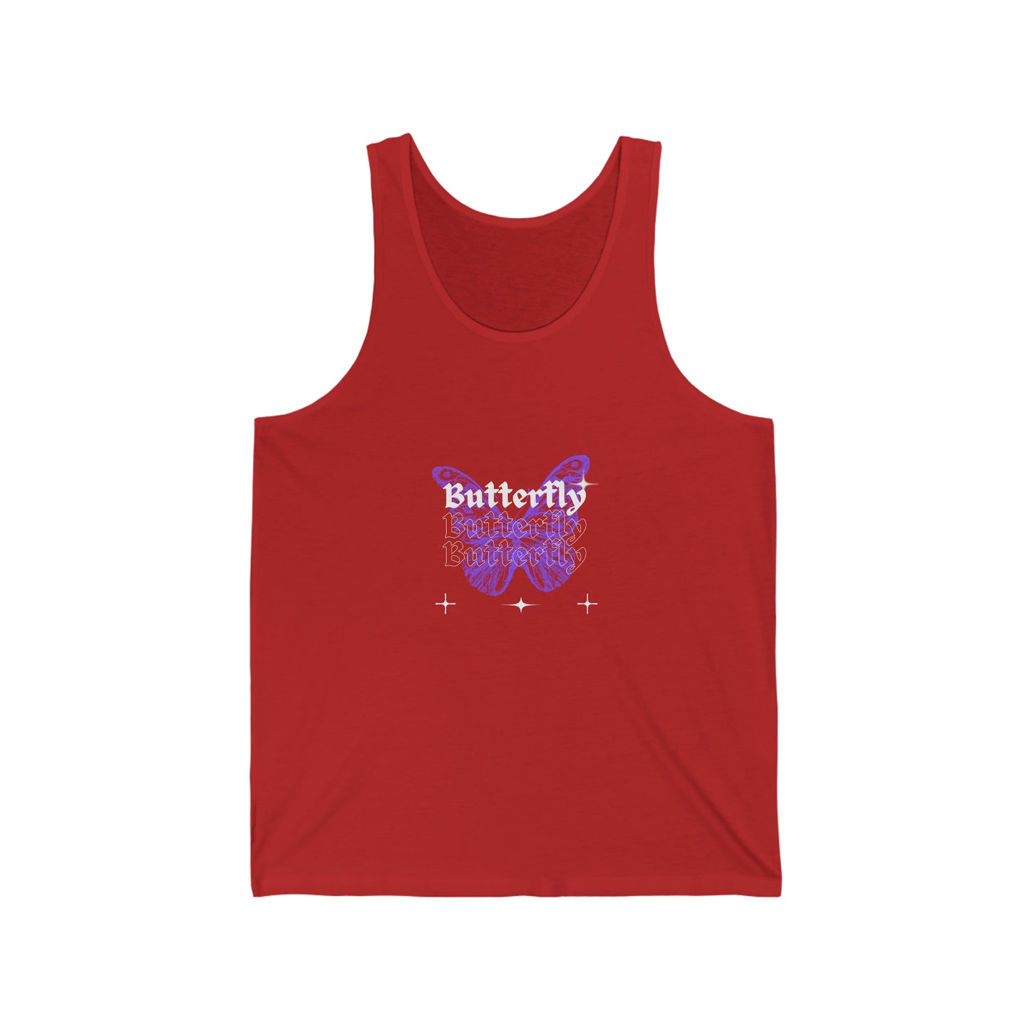 Transform Your Wardrobe with our Butterfly Silhouette Tank - A Wearable Work of Art!