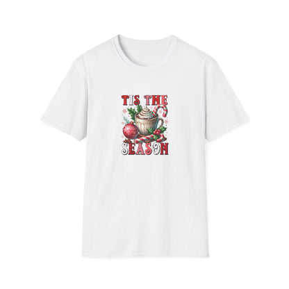 Tis the Season Unisex Softstyle T-Shirt - Holiday Print - 100% Cotton