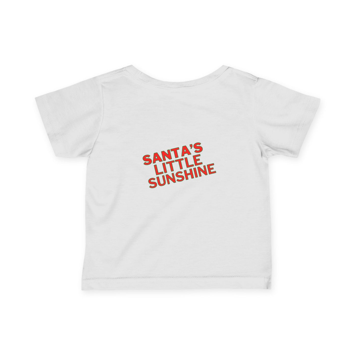 Santa's Little Sunshine Infant Tee - Unleash the Cuteness with Style!