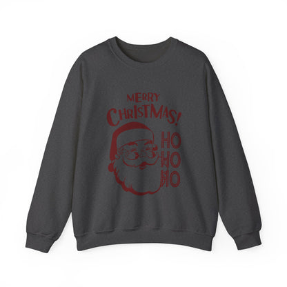 Wrap Yourself in Joy: Unisex Santa Silhouette Sweatshirt - Cozy Christmas Elegance!