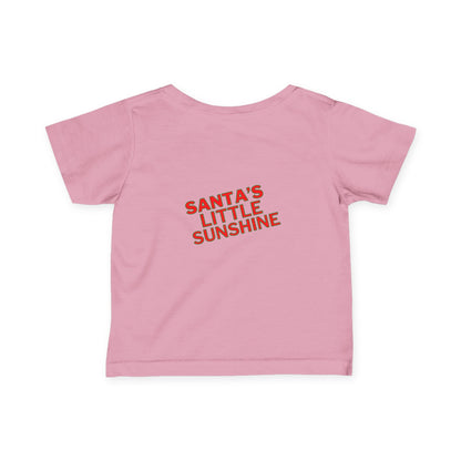 Santa's Little Sunshine Infant Tee - Unleash the Cuteness with Style!