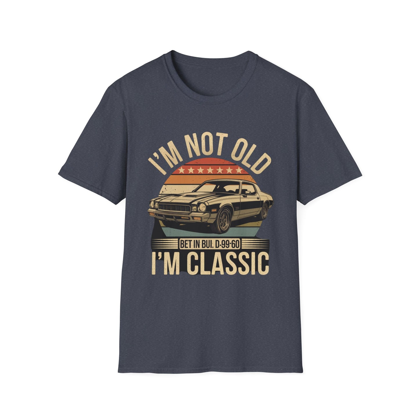 Classic Car T-Shirt - "I'm Not Old I'm Classic" Vintage Retro Auto Tee