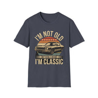 Classic Car T-Shirt - "I'm Not Old I'm Classic" Vintage Retro Auto Tee