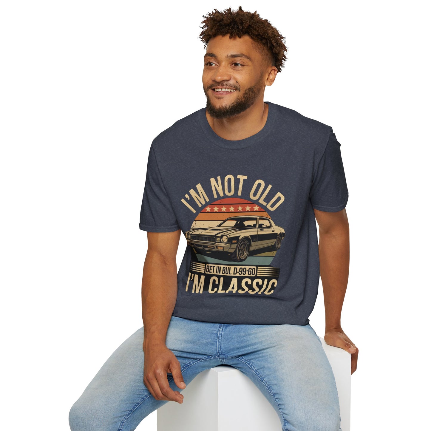 Classic Car T-Shirt - "I'm Not Old I'm Classic" Vintage Retro Auto Tee