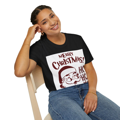 Spread Joy in Style: Unisex Santa Softstyle Tee – Your Ultimate Christmas Comfort!