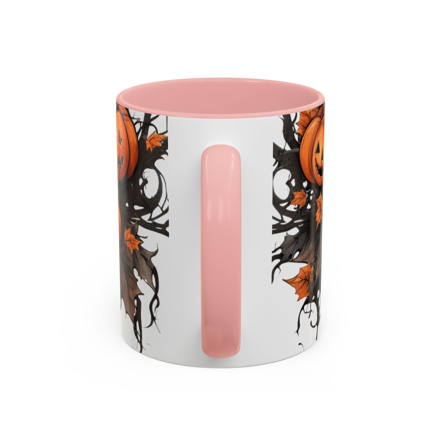 Halloween Pumpkin Accent Coffee Mug - 11oz Ceramic Spooky Mug