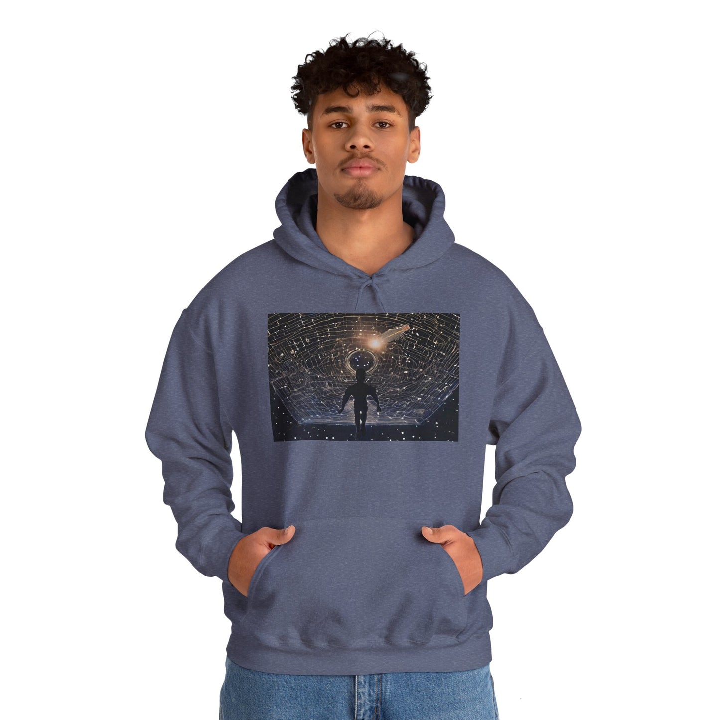 Cosmic Comfort Unleashed! Dive into Relaxation with Our Unisex Heavy Blend™ Hoodie!