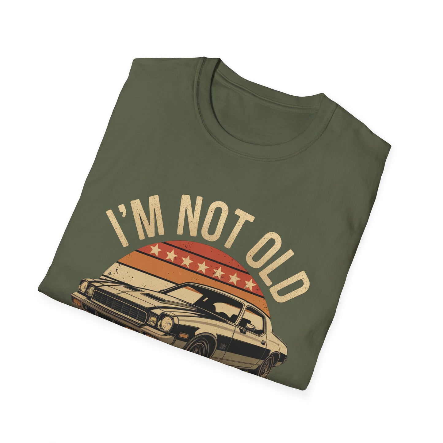 Classic Car T-Shirt - "I'm Not Old I'm Classic" Vintage Retro Auto Tee