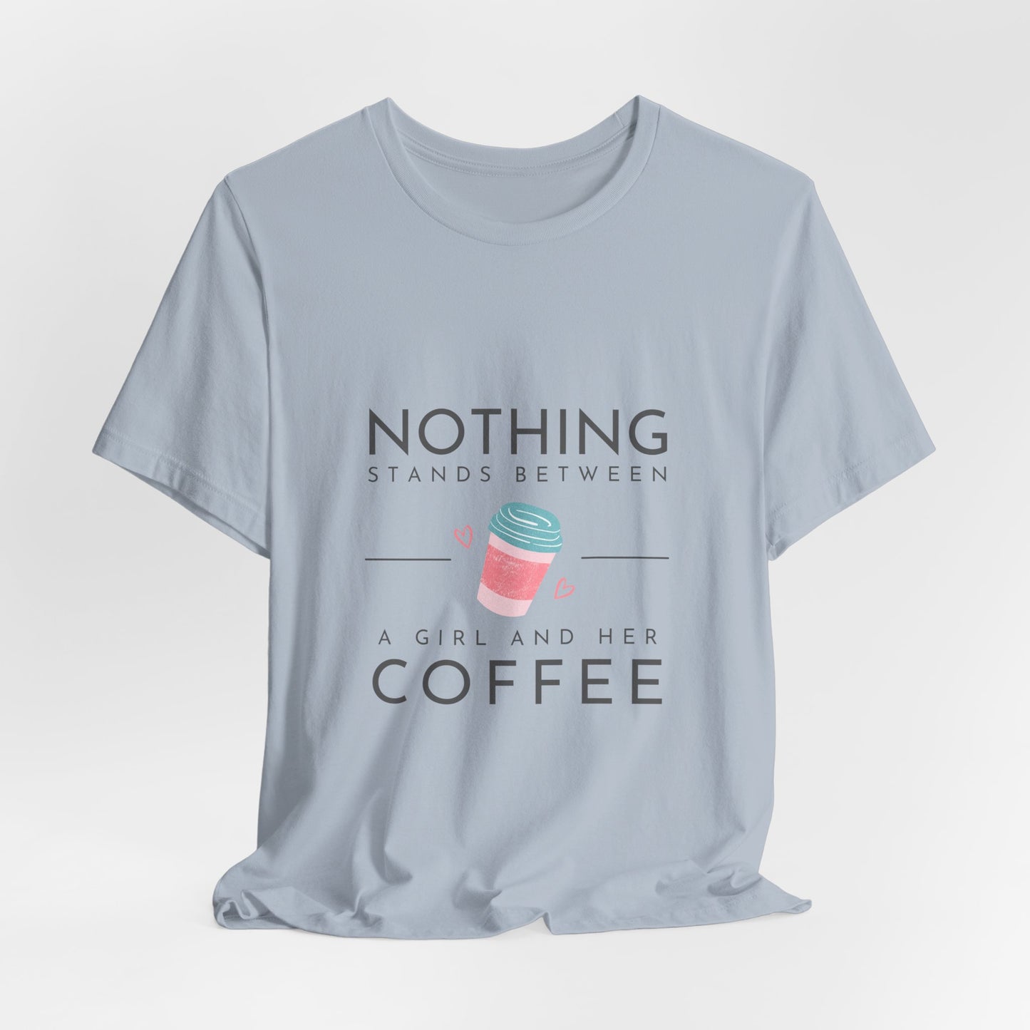 Unleash Your Inner Caffeine Queen with Our Cozy Woman's Jersey Tee!