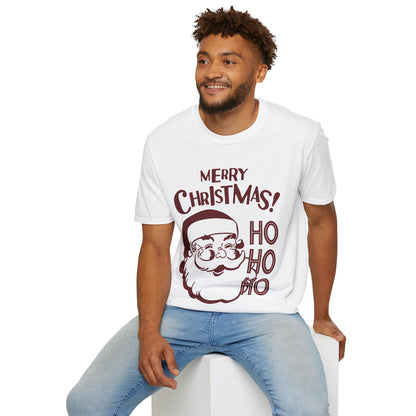 Spread Joy in Style: Unisex Santa Softstyle Tee – Your Ultimate Christmas Comfort!